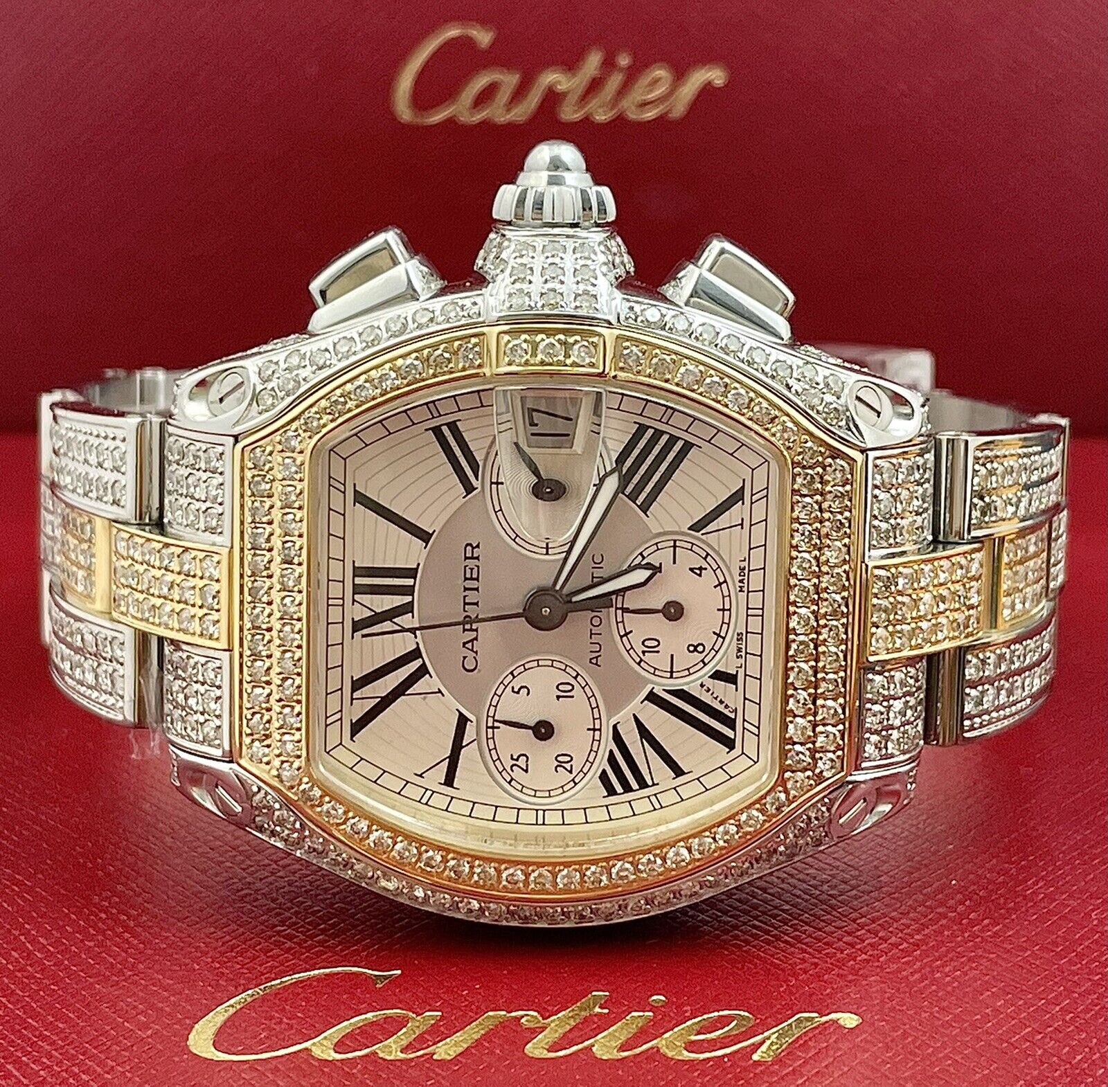 Ladies Custom Rolex Diamond Watch